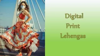 Digital Print Lehenga