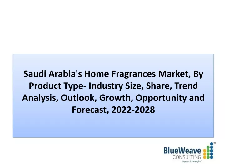 saudi arabia s home fragrances market by product