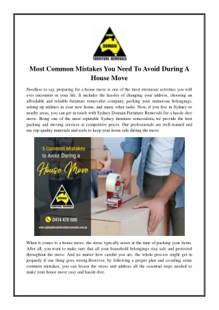 most common mistakes you need to avoid during