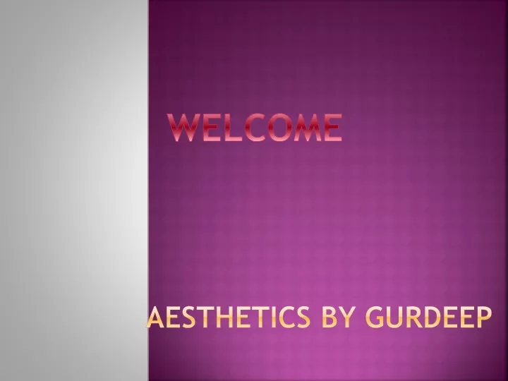 aesthetics by gurdeep