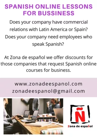 Spanish for business