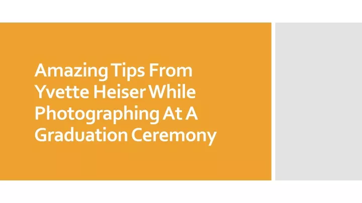 amazing tips from yvette heiser while photographing at a graduation ceremony