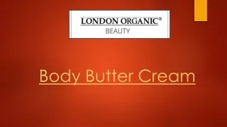 Body Butter Cream