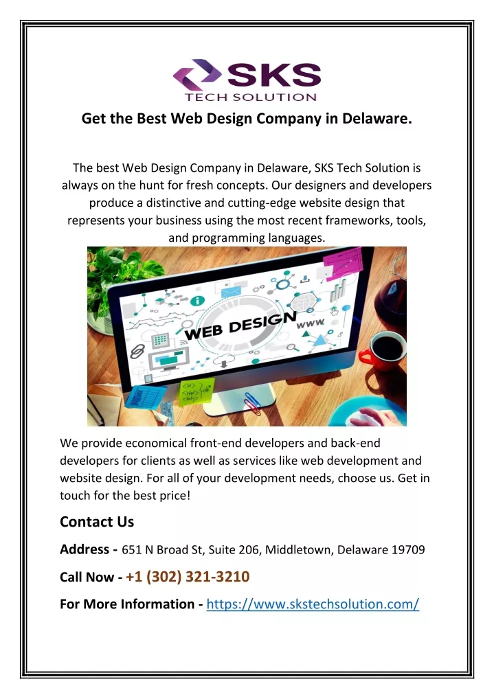 get the best web design company in delaware