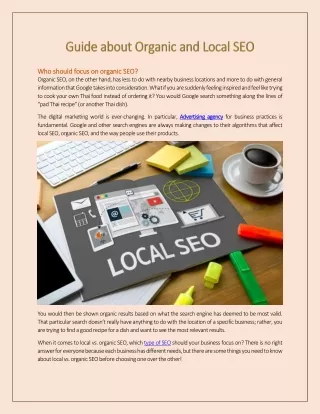who should focus on organic seo who should focus