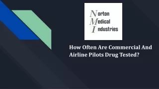 How Often Are Commercial And Airline Pilots Drug Tested_