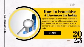 How To Franchise A Business In India
