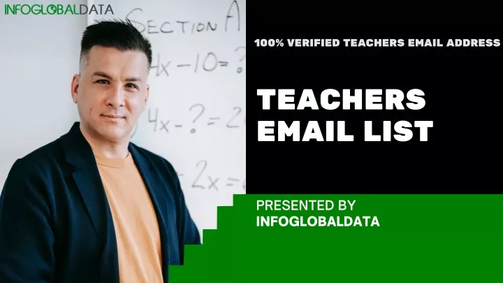 100 verified teachers email address