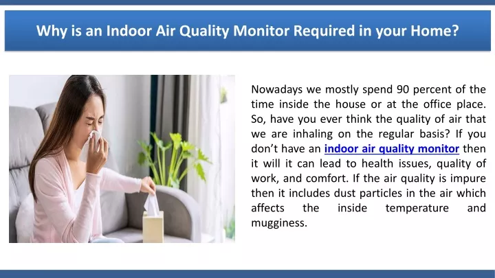 why is an indoor air quality monitor required