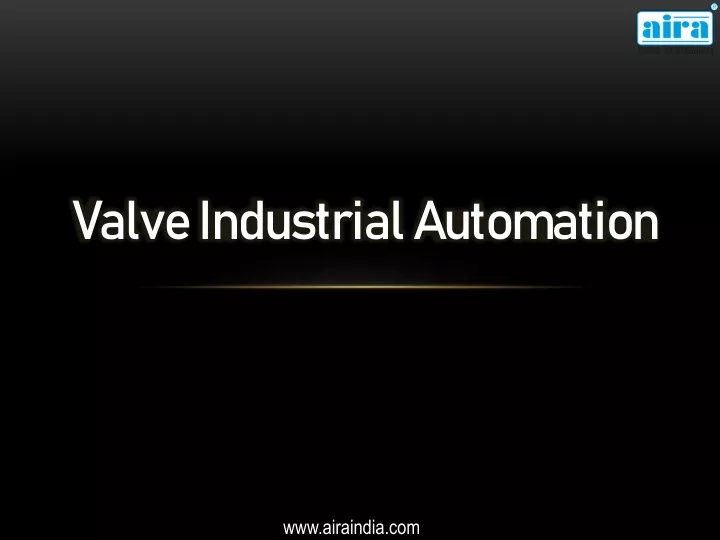 valve industrial automation