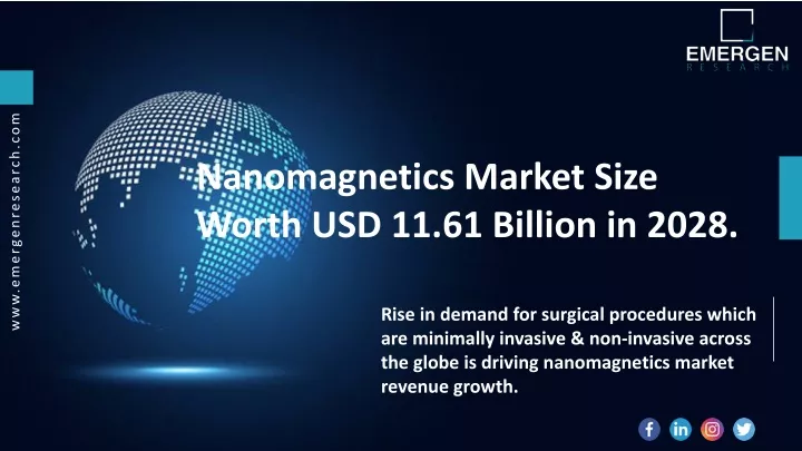 nanomagnetics market size worth usd 11 61 billion