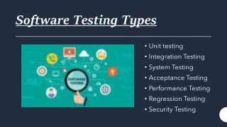 Software testing types