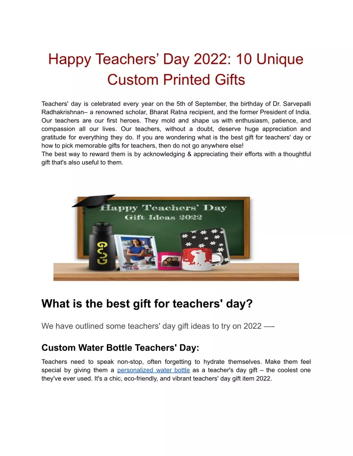 happy teachers day 2022 10 unique custom printed