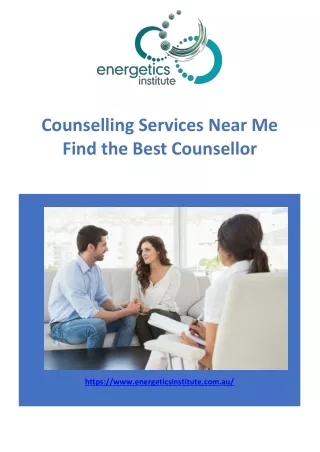 Counselling Services Near Me- Find the Best Counsellor