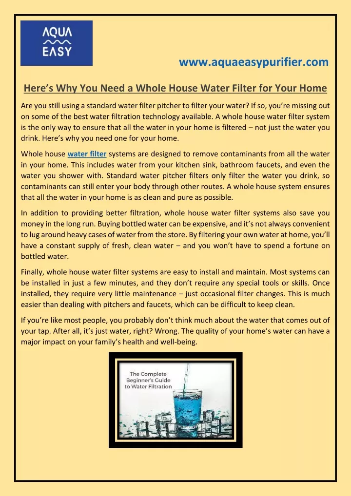 www aquaeasypurifier com