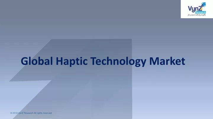 global haptic technology market