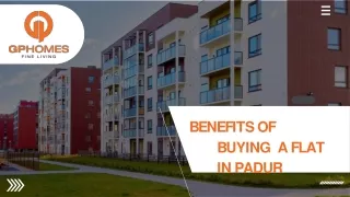 Benefits of Buying A Flat In Padur