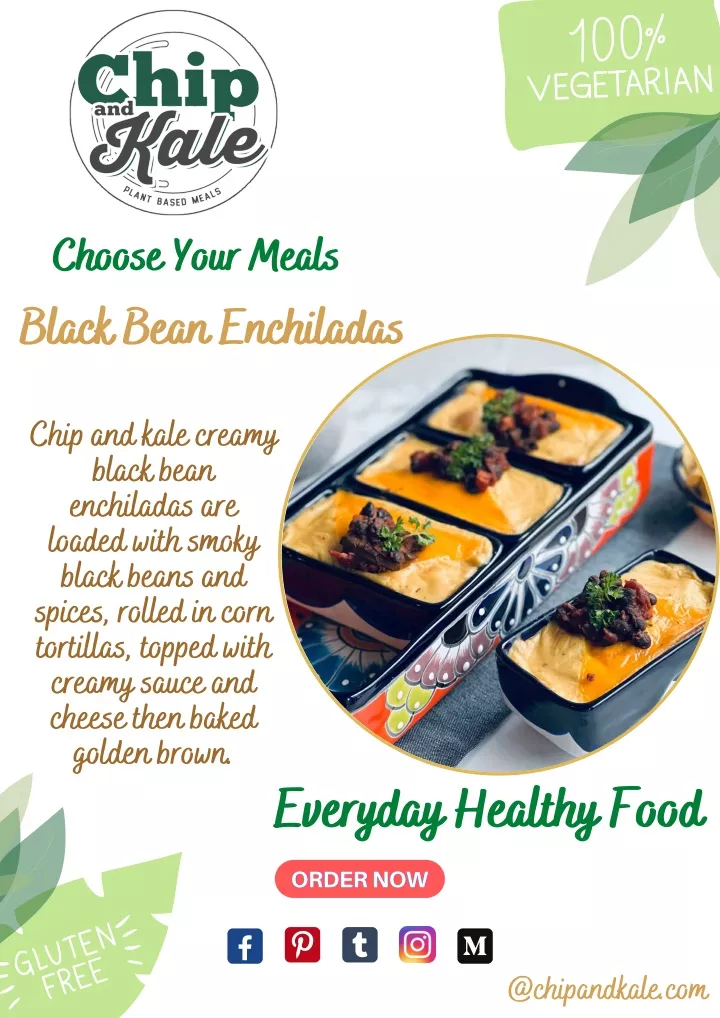 choose your meals black bean enchiladas