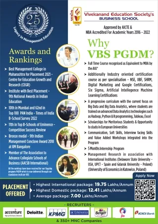 Vivekanand Business School - Best PGDM College in Mumbai