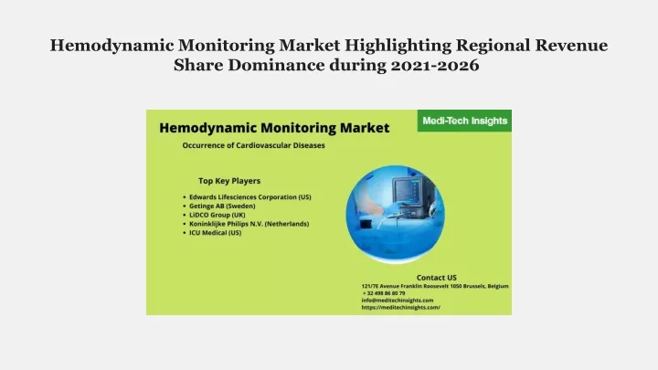 hemodynamic monitoring market highlighting