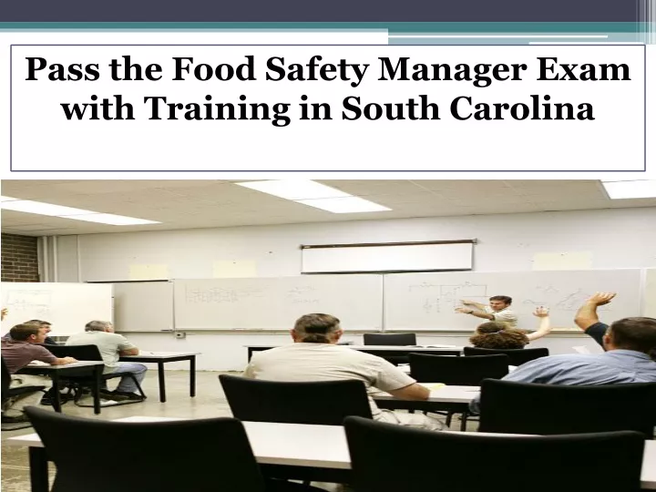 pass the food safety manager exam with training