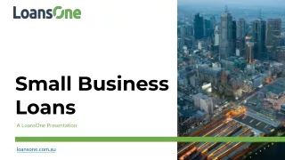 Small Business Loans
