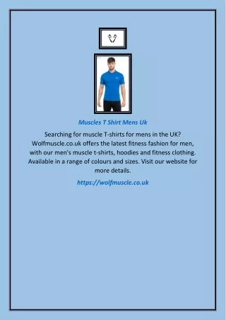 Muscles T Shirt Mens Uk