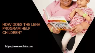 How does the Lena Program Help Children