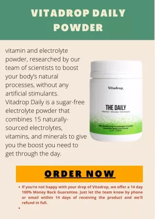 Vitadrop Daily Powder