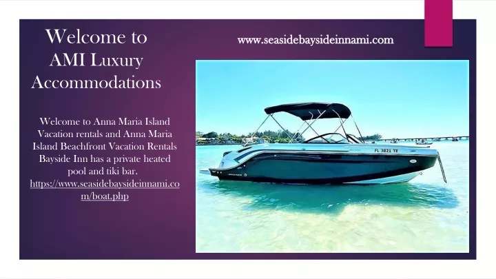 welcome to ami luxury accommodations