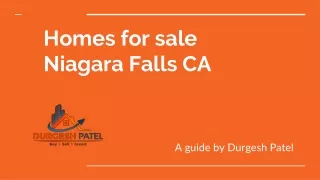 Homes for sale Niagara Falls CA