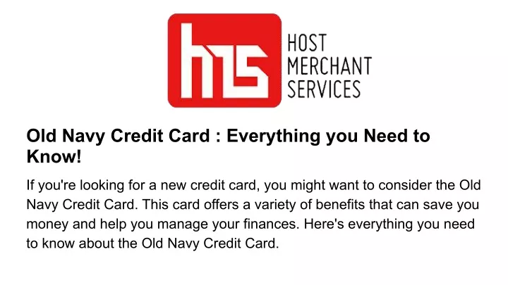 old navy credit card everything you need to know