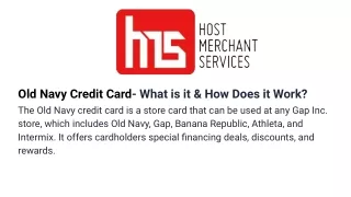old navy credit card what is it how does it work