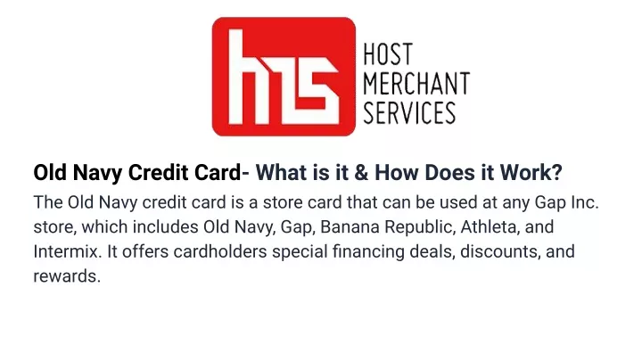 old navy credit card what is it how does it work