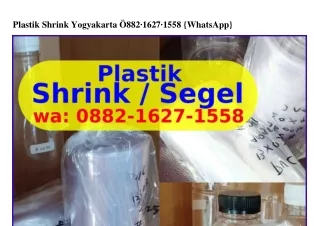 plastik shrink yogyakarta 882 1627 1558 whatsapp