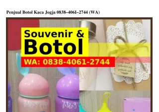 Penjual Botol Kaca Jogja Ö8З8-ԿÖ61-2ᜪԿԿ[WA]