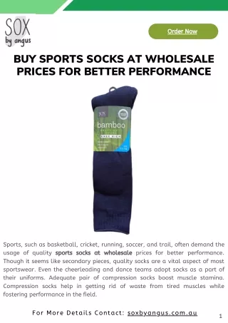 Buy Sports Socks at Wholesale Prices for Better Performance