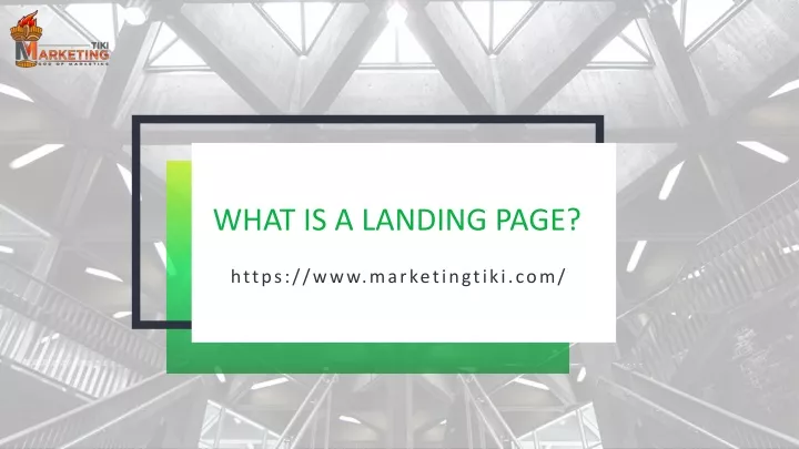 what is a landing page