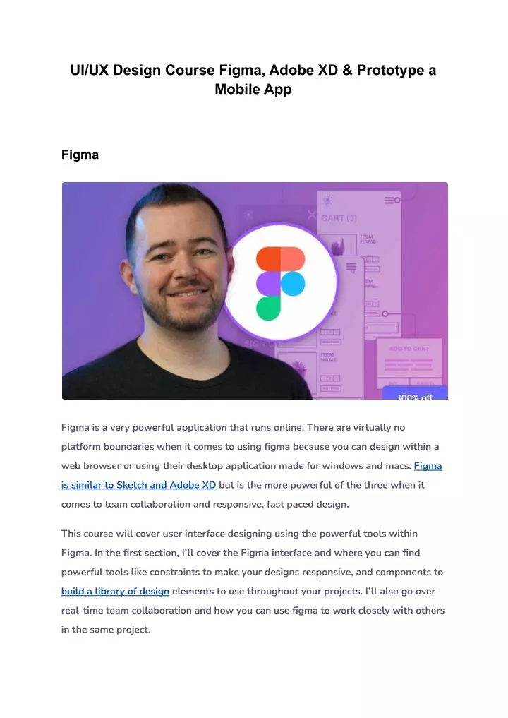 ui ux design course figma adobe xd prototype