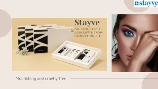 stayve all about lash lash lift brow lamination
