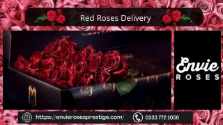 Red Roses Delivery By Envie Roses