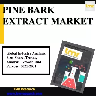 pine bark extract market