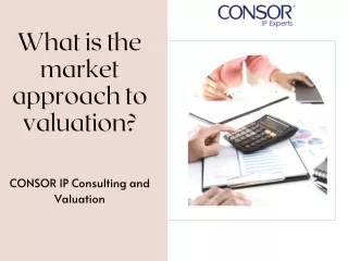 what is the market approach to valuation