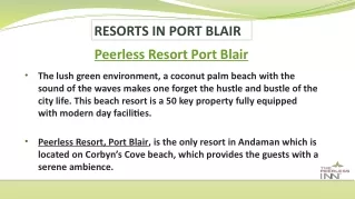 Hotels in port blair near beach