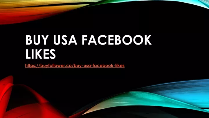 buy usa facebook likes