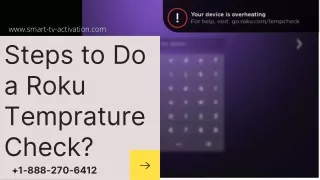 Steps To Do a Roku Temp Check On The Roku Device