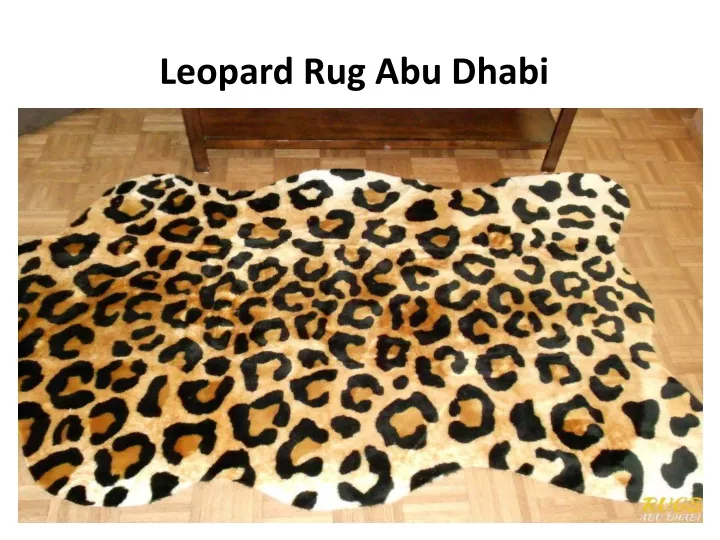 leopard rug abu dhabi
