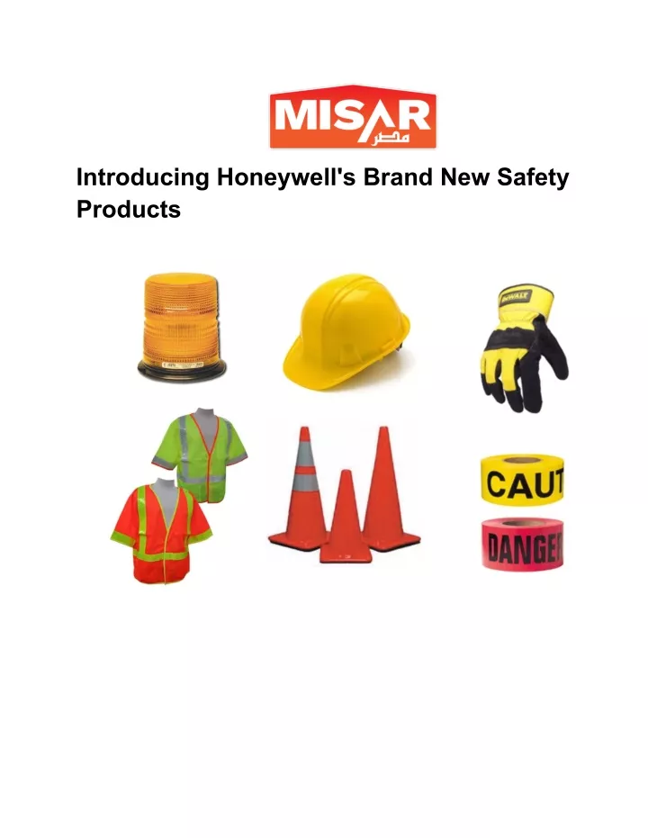 introducing honeywell s brand new safety products
