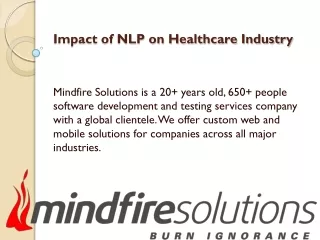 impact of nlp on healthcare industry
