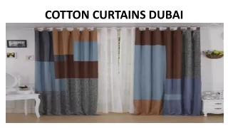 Cotton Curtain_blindsandcurtainsdubai.ae